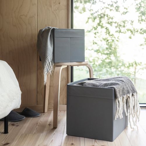 IKEA - DRÖNA, box, dark grey, 25x35x25 cm
