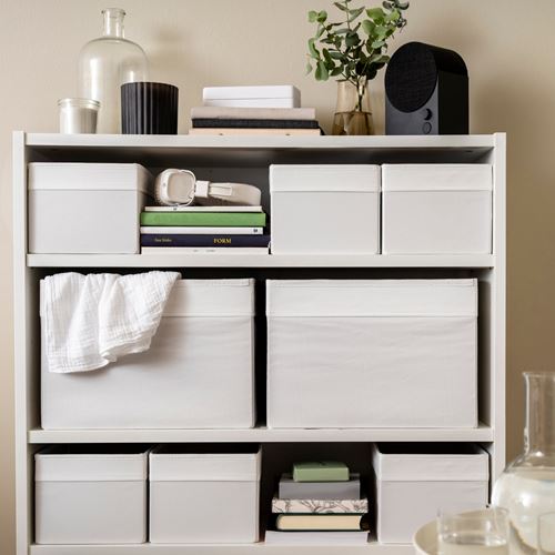 IKEA - DRÖNA, box, white, 18x25x15 cm