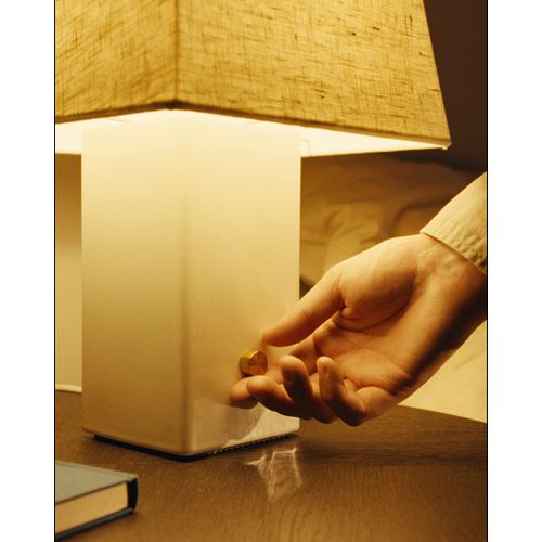 IKEA - HALGATT, lampshade, white, 35 cm
