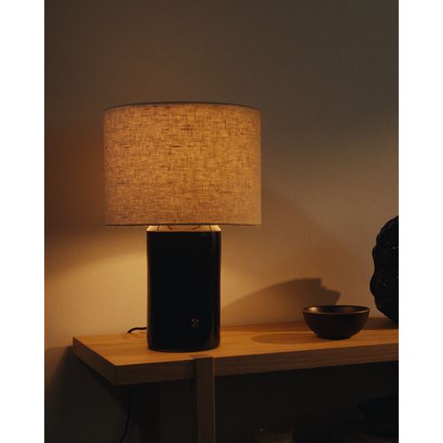 IKEA - HALGATT, lampshade, beige-brown, 49 cm