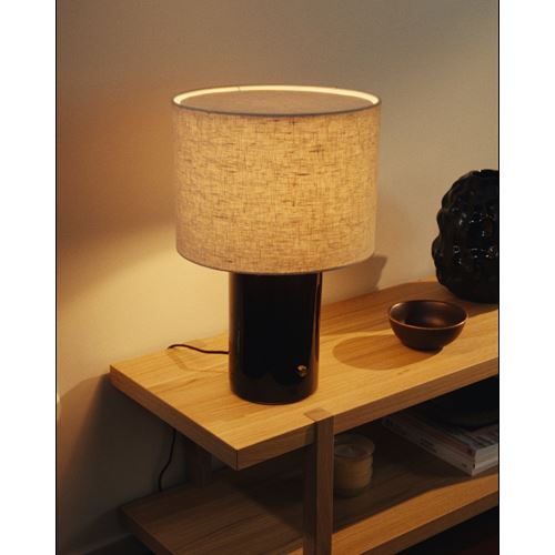 IKEA - HALGATT, lampshade, beige-brown, 49 cm