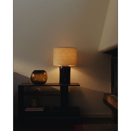 IKEA - HALGATT, lampshade, beige-brown, 49 cm