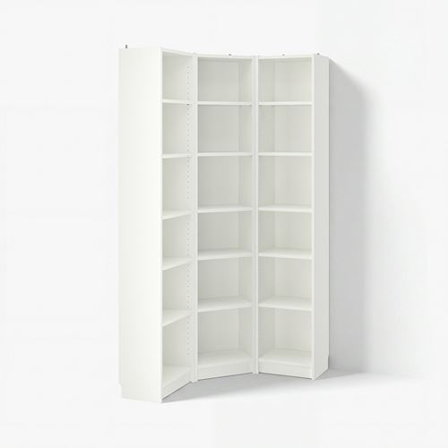 corner bookcase