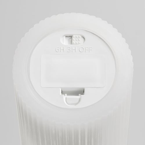 IKEA - SILVERMAS, LED scented block candle, white