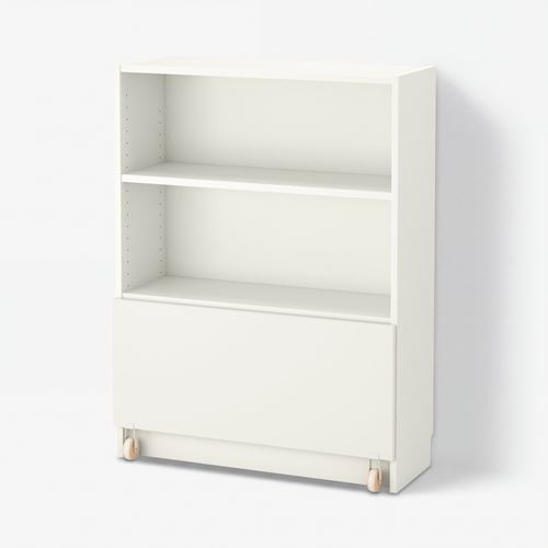IKEA - BILLY, çekmeceli kitaplık, beyaz, 80x30x106 cm
