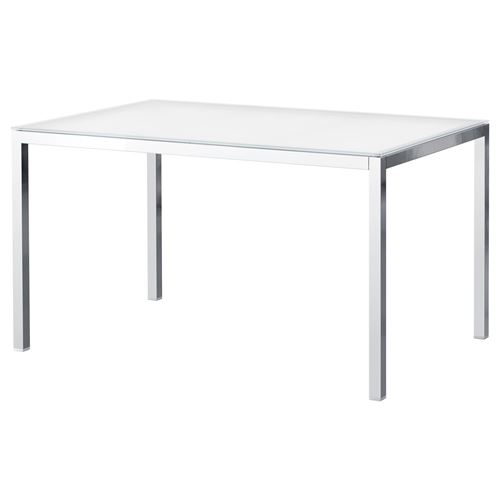 IKEA - TORSBY, yemek masası, renksiz, 4 kişilik