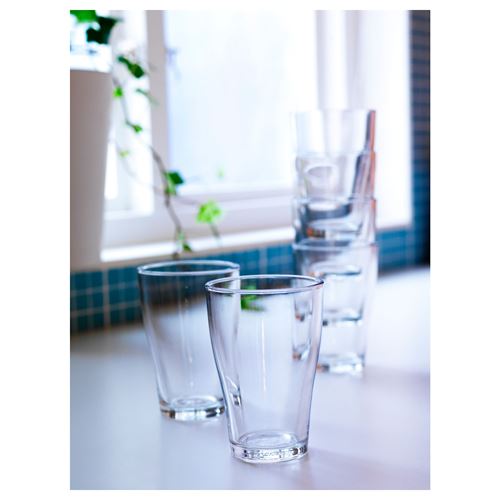 IKEA - BEHANDIG, bardak seti, cam, 30 cl