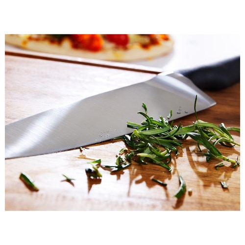 IKEA - VÖRDA, chopping knife, stainless steel/black, 14 cm