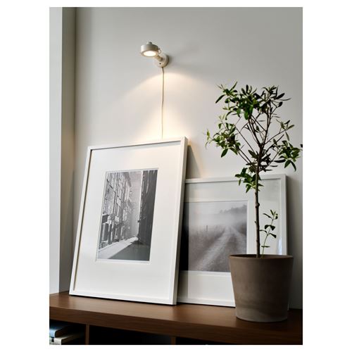 IKEA - RIBBA, white frame, white, 50x70 cm