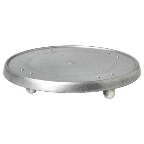 IKEA - SOCKER, tekerlekli saksı altı, galvanizli, 31 cm