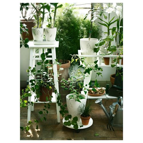 IKEA - LANTLIV, çiçeklik, beyaz, 78 cm