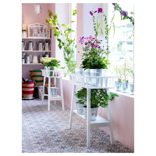 IKEA - LANTLIV, çiçeklik, beyaz, 68 cm