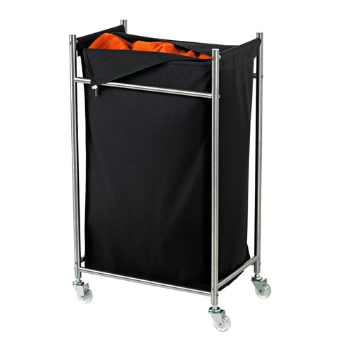 IKEA - GRUNDTAL, çamaşır sepeti, siyah, 70 lt