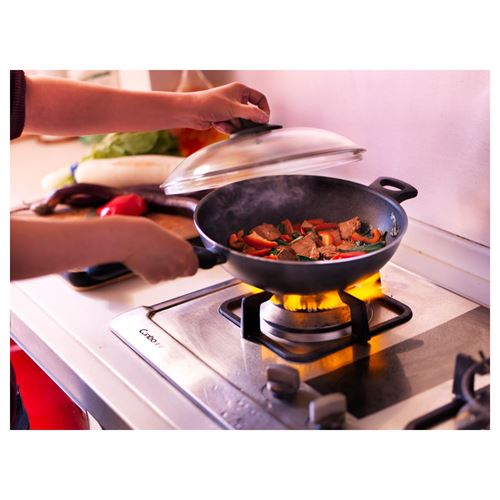 IKEA - HEMLAGAD, saute pan, black, 28 cm