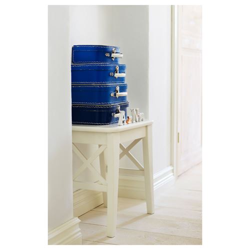 IKEA - INGOLF, wooden stool, white