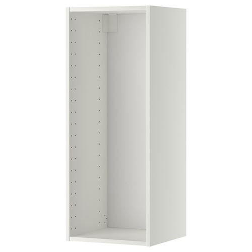 IKEA - METOD, kitchen wall cabinet frame, white, 40x37x100 cm