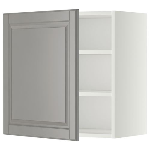 IKEA - METOD, kitchen wall cabinet, BODBYN grey, 60x60 cm