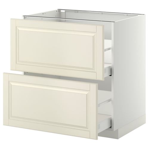 IKEA - METOD/MAXIMERA, base cabinet with drawers, BODBYN off-white, 80x60 cm