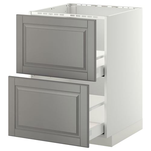 IKEA - METOD/MAXIMERA, sink cabinet, BODBYN grey, 60x60 cm