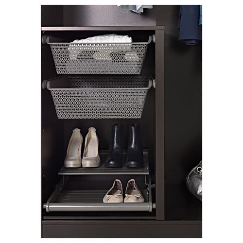 IKEA - KOMPLEMENT, divider for frames, blackbrown, 75-100x58 cm