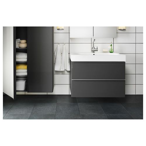 IKEA - BRAVIKEN, wash-basin, white, 80x49x10 cm