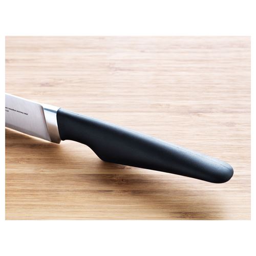 IKEA - VÖRDA, filleting knife, stainless steel/black, 17 cm