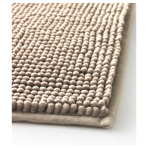 IKEA - TOFTBO, bath mat, beige, 50x80 cm
