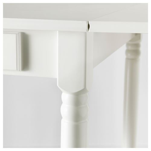 IKEA - INGATORP, katlanır mutfak masası, beyaz, 2-4 kişilik