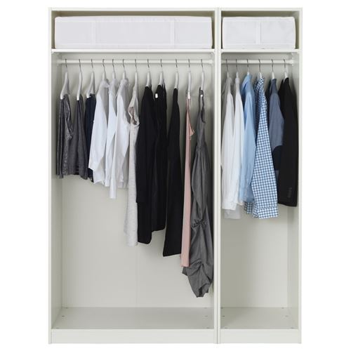 IKEA - PAX/FORSAND, PAX wardrobe, white, 150x60x201 cm