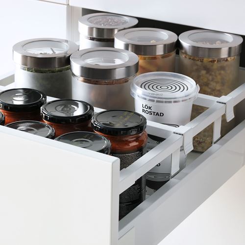 IKEA - METOD/MAXIMERA, mutfak boy dolabı, BODBYN kırık beyaz, 40x60x220 cm