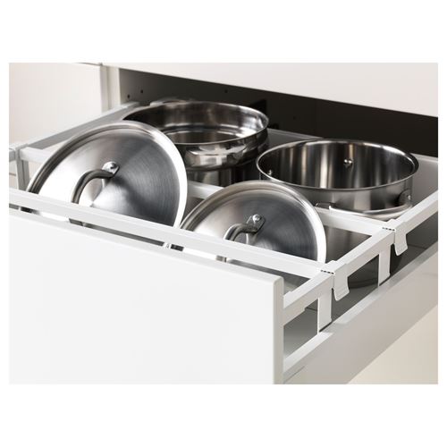 IKEA - METOD/MAXIMERA, cabinet for hob, BODBYN grey, 60x60 cm