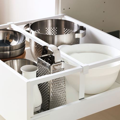 IKEA - METOD/MAXIMERA, mutfak boy dolabı, VEDDINGE beyaz, 60x60x200 cm