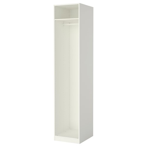 IKEA - PAX, PAX open wardrobe, white, 50x58x236 cm