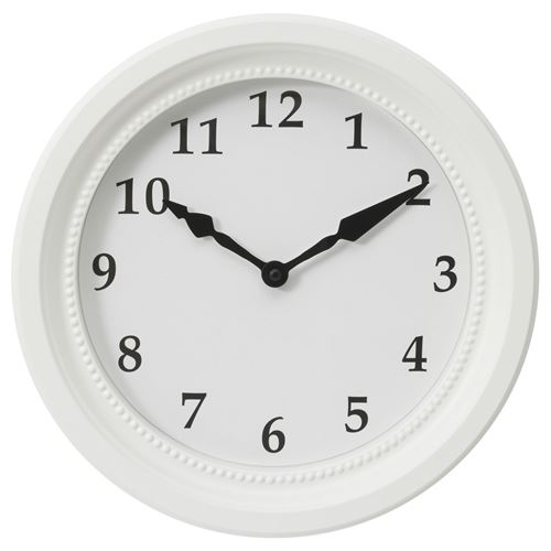 IKEA - SÖNDRUM, wall clock, white, 35 cm