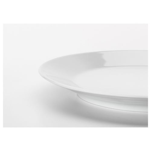 IKEA - IKEA 365+, plate, white, 27 cm