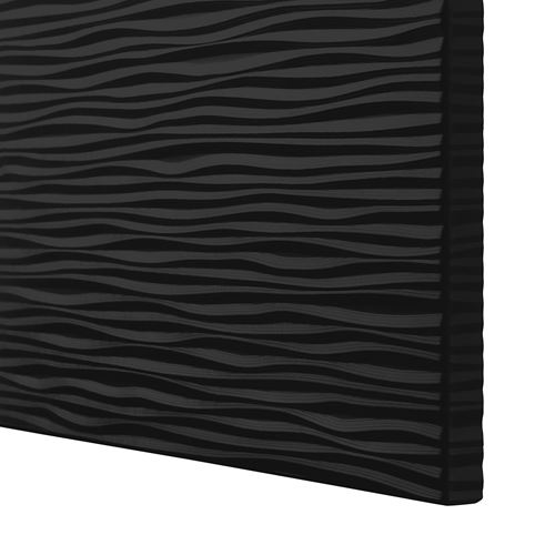 IKEA - BESTA, shelving unit, black-brown/black, 120x40x64 cm