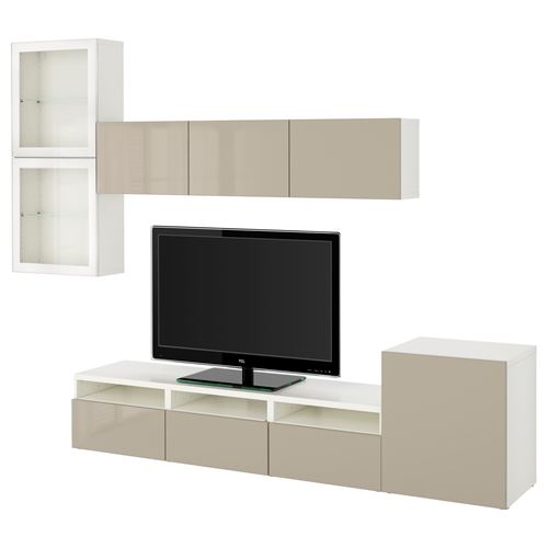 white/high-gloss/beige/clear glass