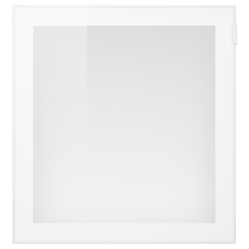 IKEA - GLASSVIK, kapak, beyaz buzlu cam, 60x64 cm