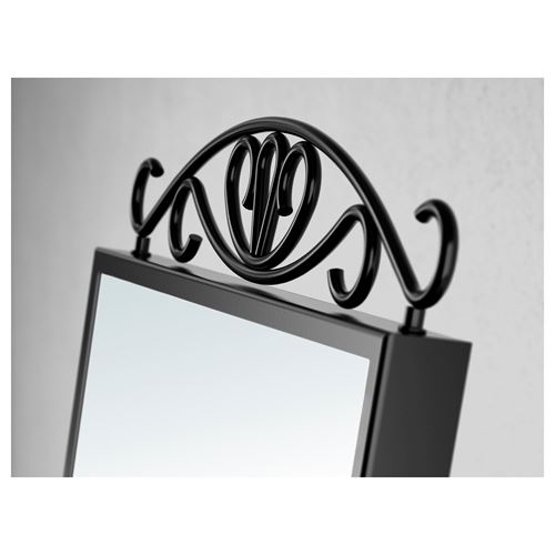 IKEA - KARMSUND, table mirror, black, 27x43 cm