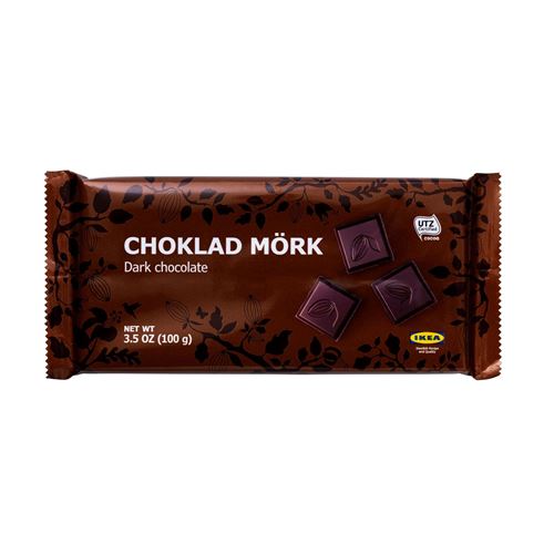 IKEA - CHOKLAD MÖRK, bitter çikolata, 100 gr