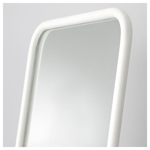 IKEA - KNAPPER, ayaklı boy aynası, beyaz, 48x160 cm