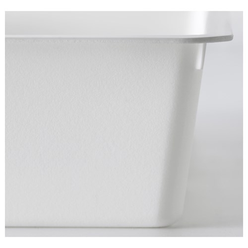 IKEA - BILLINGEN, box with compartments, white, 33x17 cm