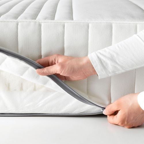 IKEA - MYRBACKA, double bed mattress, white, 180x200 cm
