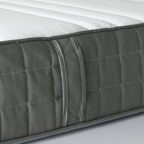 IKEA - HÖVAG, double bed mattress, dark grey, 140x200 cm