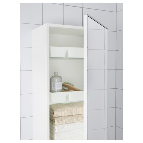 IKEA - BILLINGEN, box with compartments, white, 33x17 cm