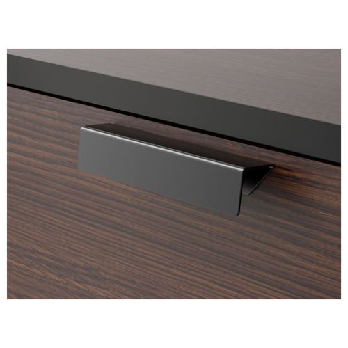 IKEA - TRYSIL, bedside table, brown/black, 45x40x50 cm