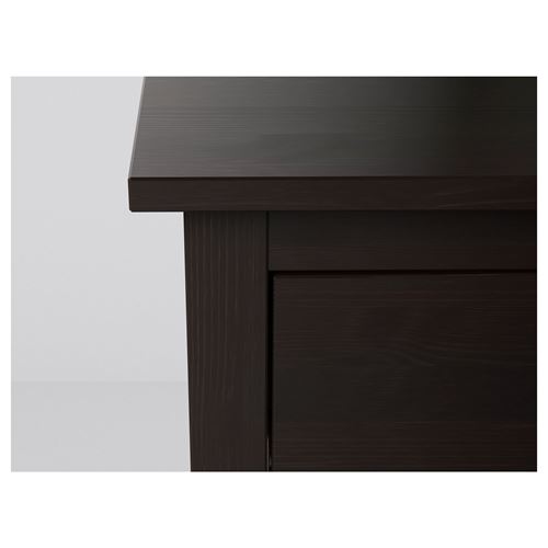 IKEA - HEMNES, bedside table, blackbrown, 54x66 cm