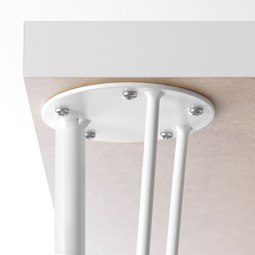 IKEA - KRILLE, desk leg, white, 70 cm