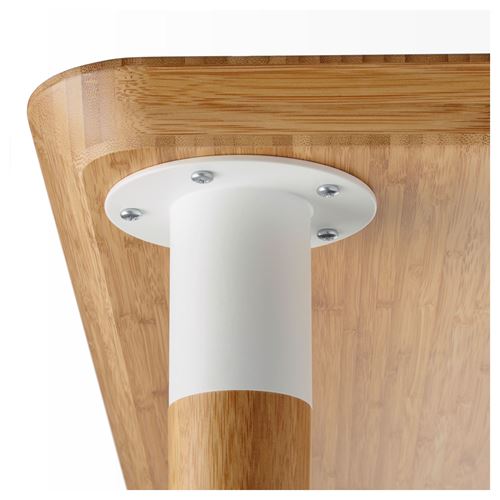 IKEA - HILVER, çalışma masası ayağı, bambu, 70 cm