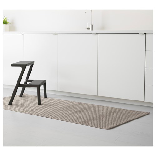 IKEA - MORUM, runner rug, beige, 80x250 cm